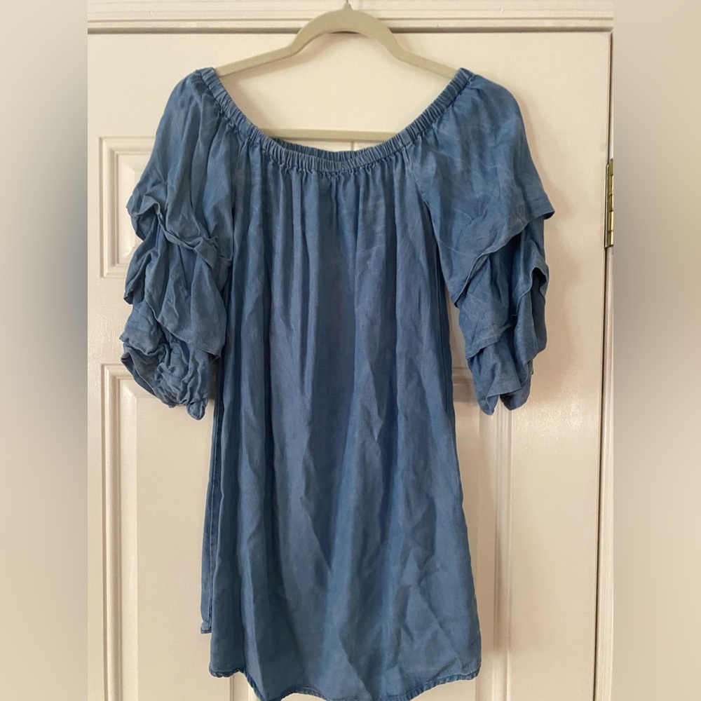 Soft denim dress